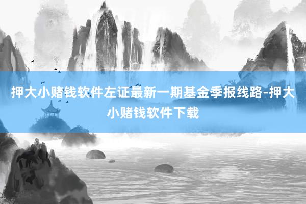 押大小赌钱软件左证最新一期基金季报线路-押大小赌钱软件下载