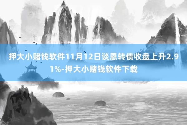 押大小赌钱软件11月12日谈恩转债收盘上升2.91%-押大小赌钱软件下载