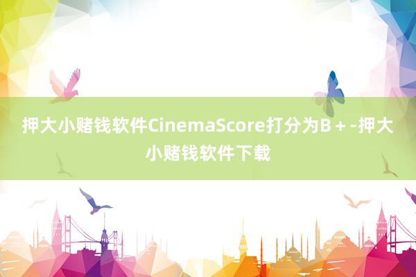 押大小赌钱软件CinemaScore打分为B＋-押大小赌钱软件下载